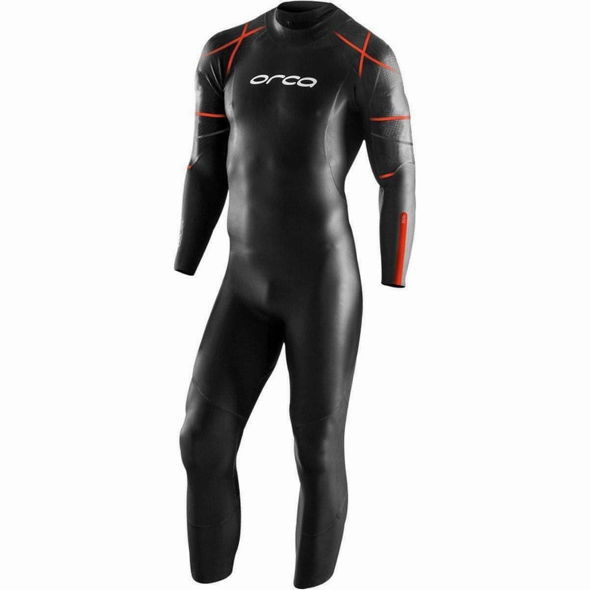 Orca RS1 Thermal Openwater Mens Wetsuit - Black Microfiber Lining TearResistantEdging