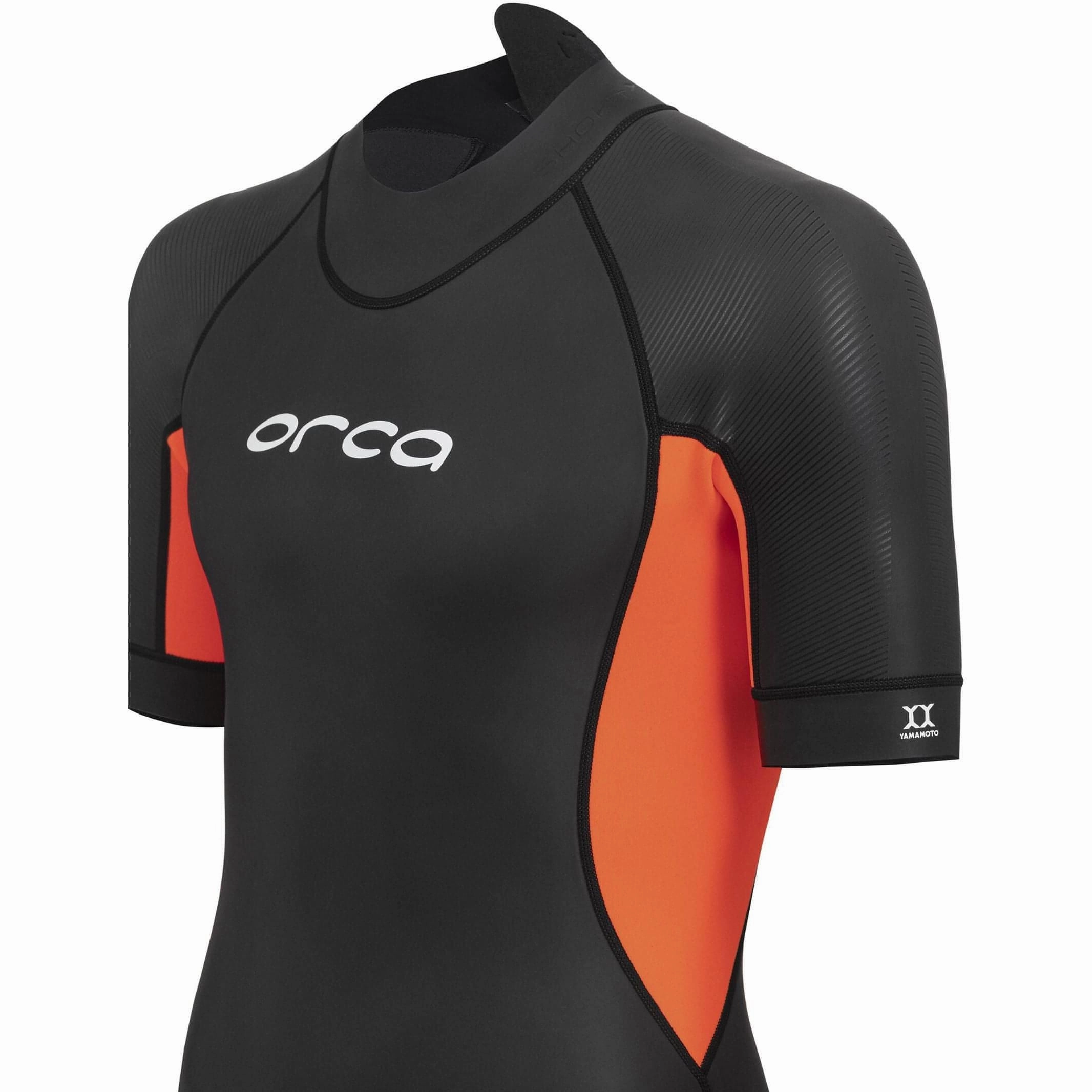 Orca Vitalis Shorty Openwater Mens Wetsuit - Black Barrier Technology TemperatureRegulating Lining