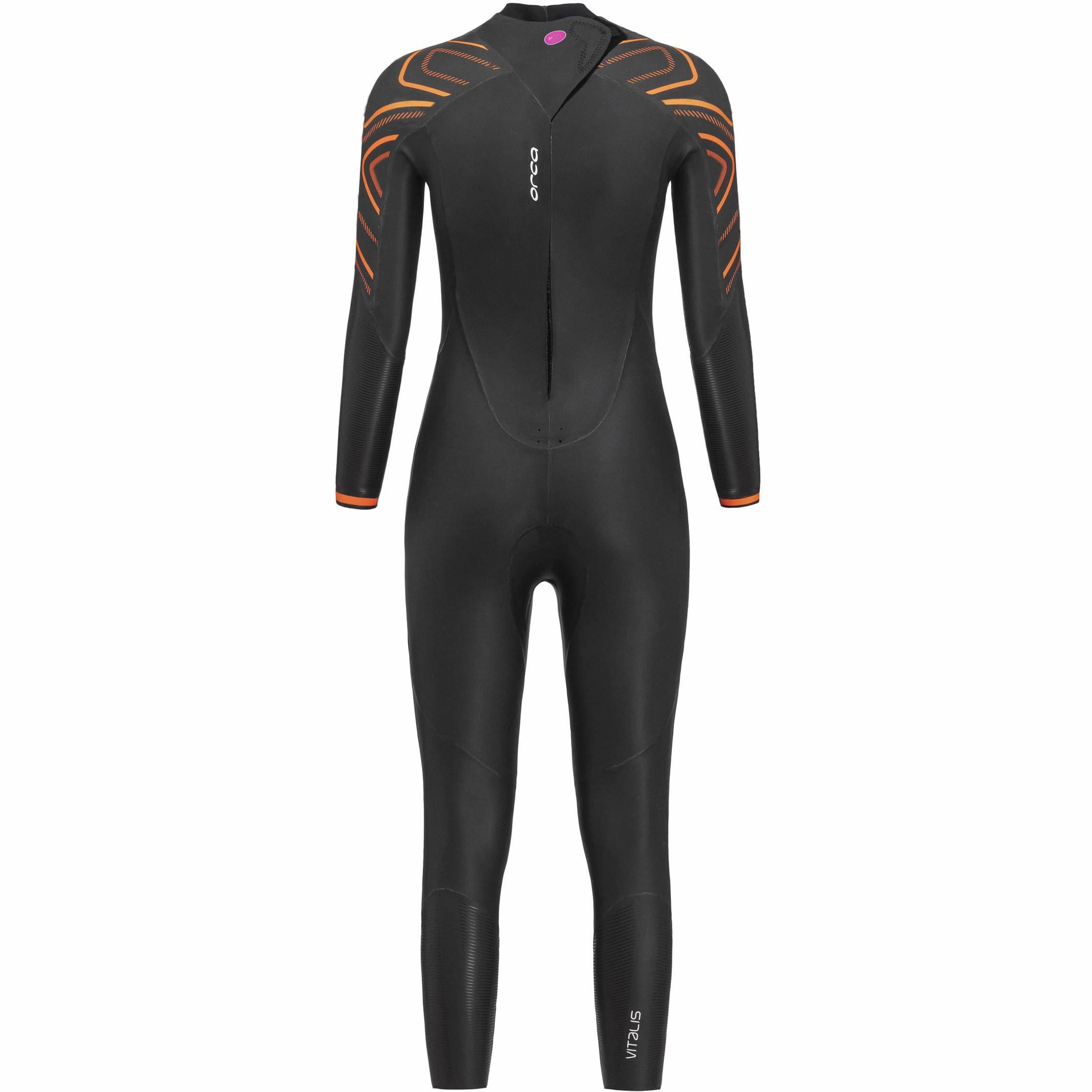 NonIrritatingSeams Orca Vitalis Thermal Openwater Womens Wetsuit - Black