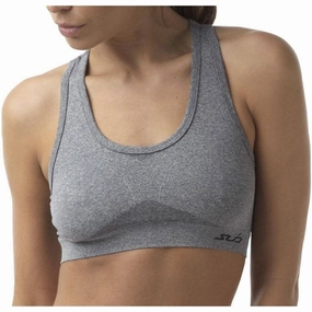 Crossback seams Fashionable Sub Sports SubAir Seamless Womens Sports Bra - Grey