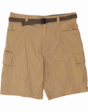 Quick Dry Technology ORVIS Mens Cargo Shorts W36 Large Beige Nylon