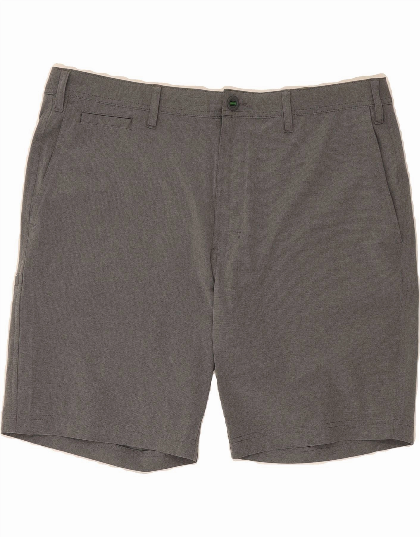 ORVIS Mens Cargo Shorts W40 XL Grey Polyester Easy Care Material All Day
