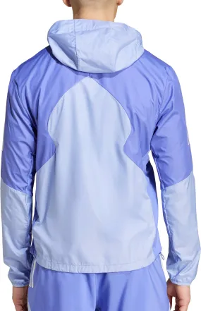 adidas Own The Run Mens Running Jacket - Blue Low Profile