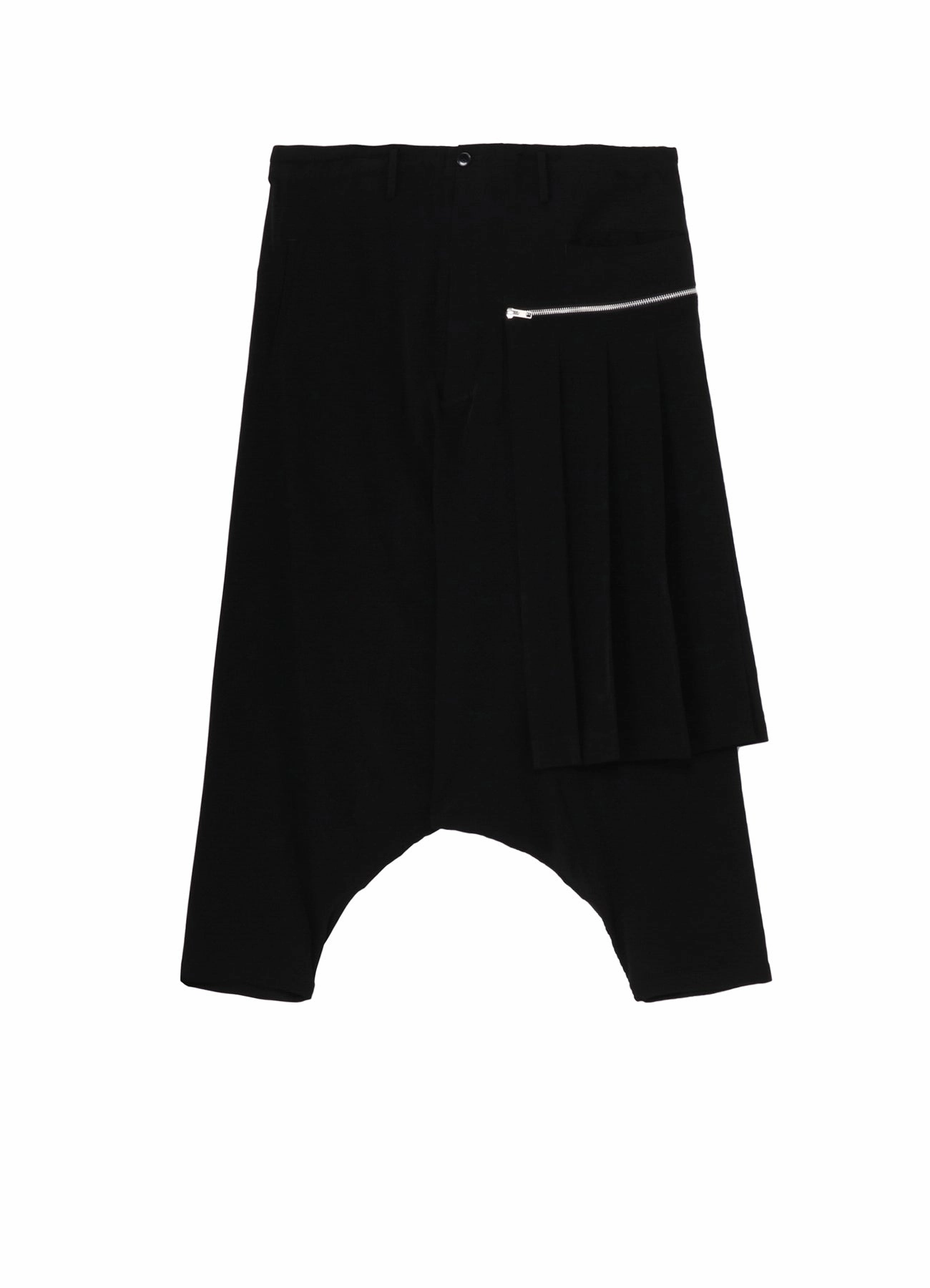 Ready For Action Polyester fabric CREPE DE CHINE PLEATED SAROUEL PANTS