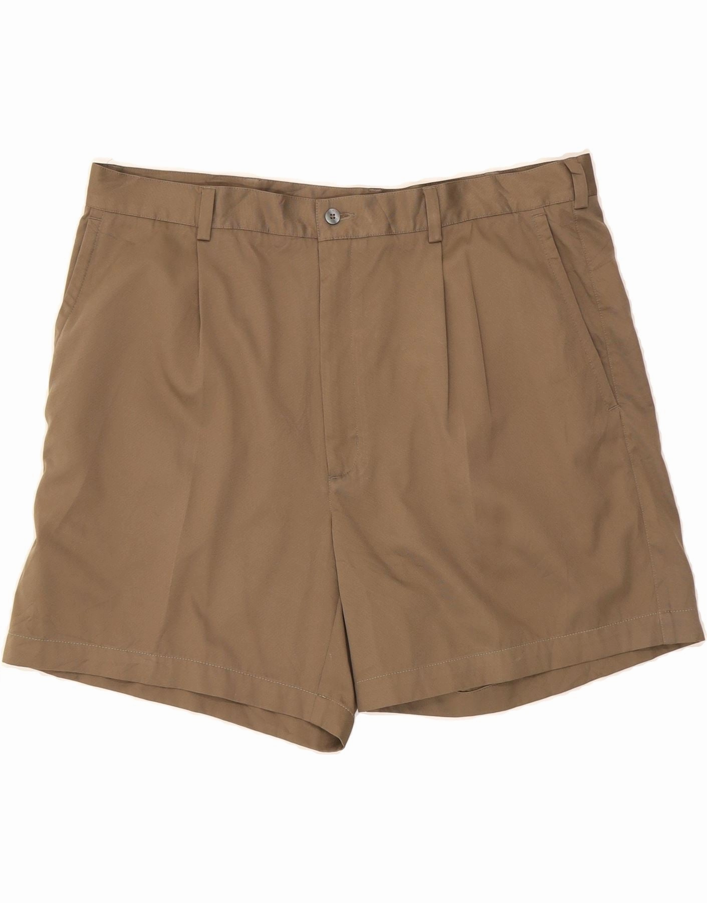 NIKE Mens Pegged Chino Shorts W40 XL Beige Polyester One-of-a-kind