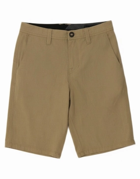 VOLCOM Mens Chino Shorts W27 XS  Beige Sporty Fit
