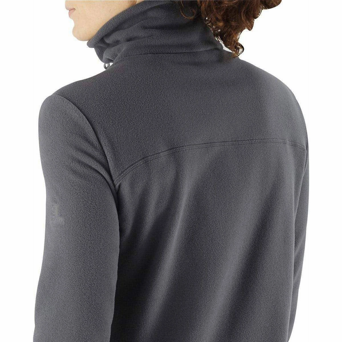 Salomon Essential Cozy Womens Fleece Jacket - Grey Cool Season