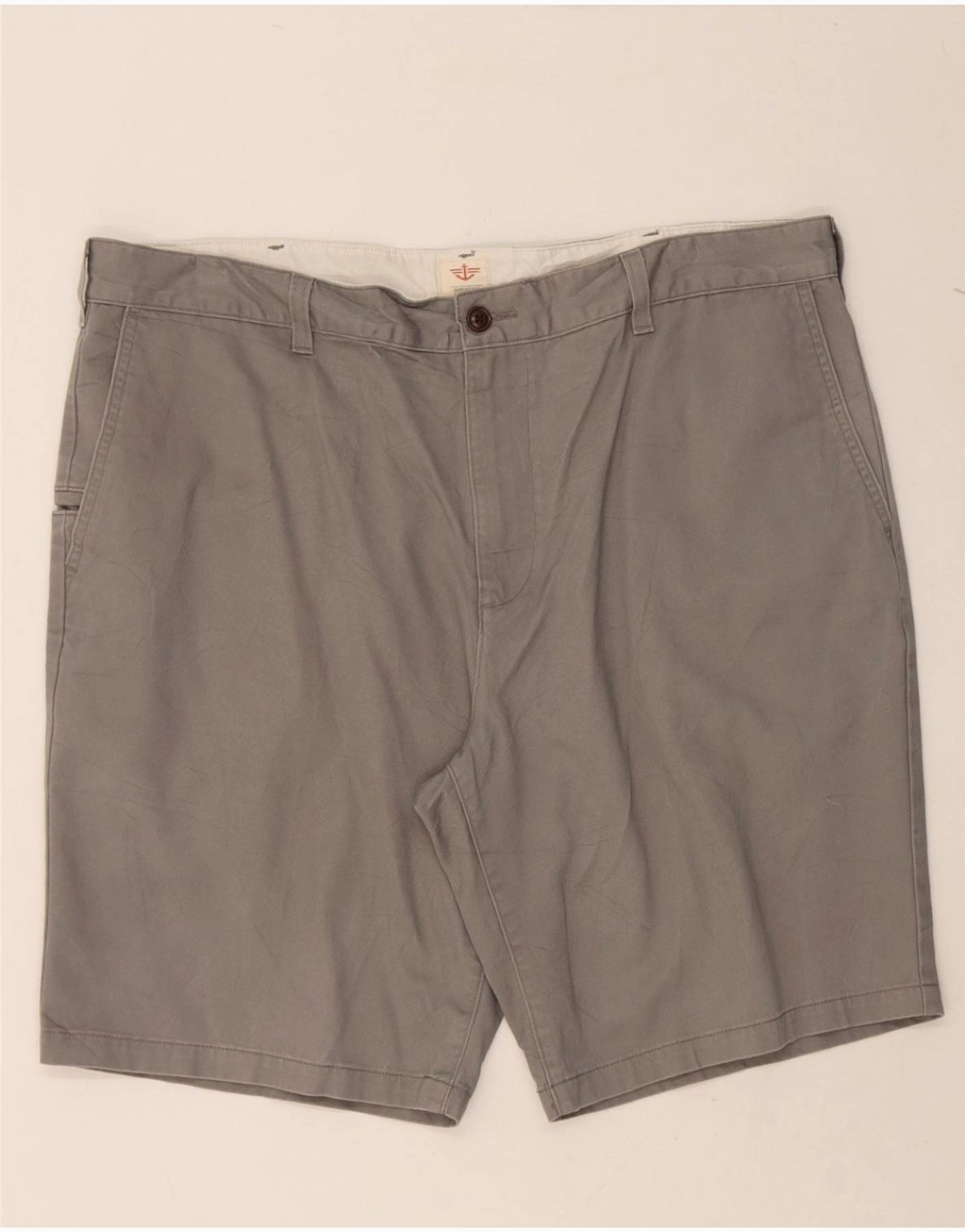 DOCKERS Mens Cargo Shorts W40 XL Grey Cotton Quick Movement holiday apparel