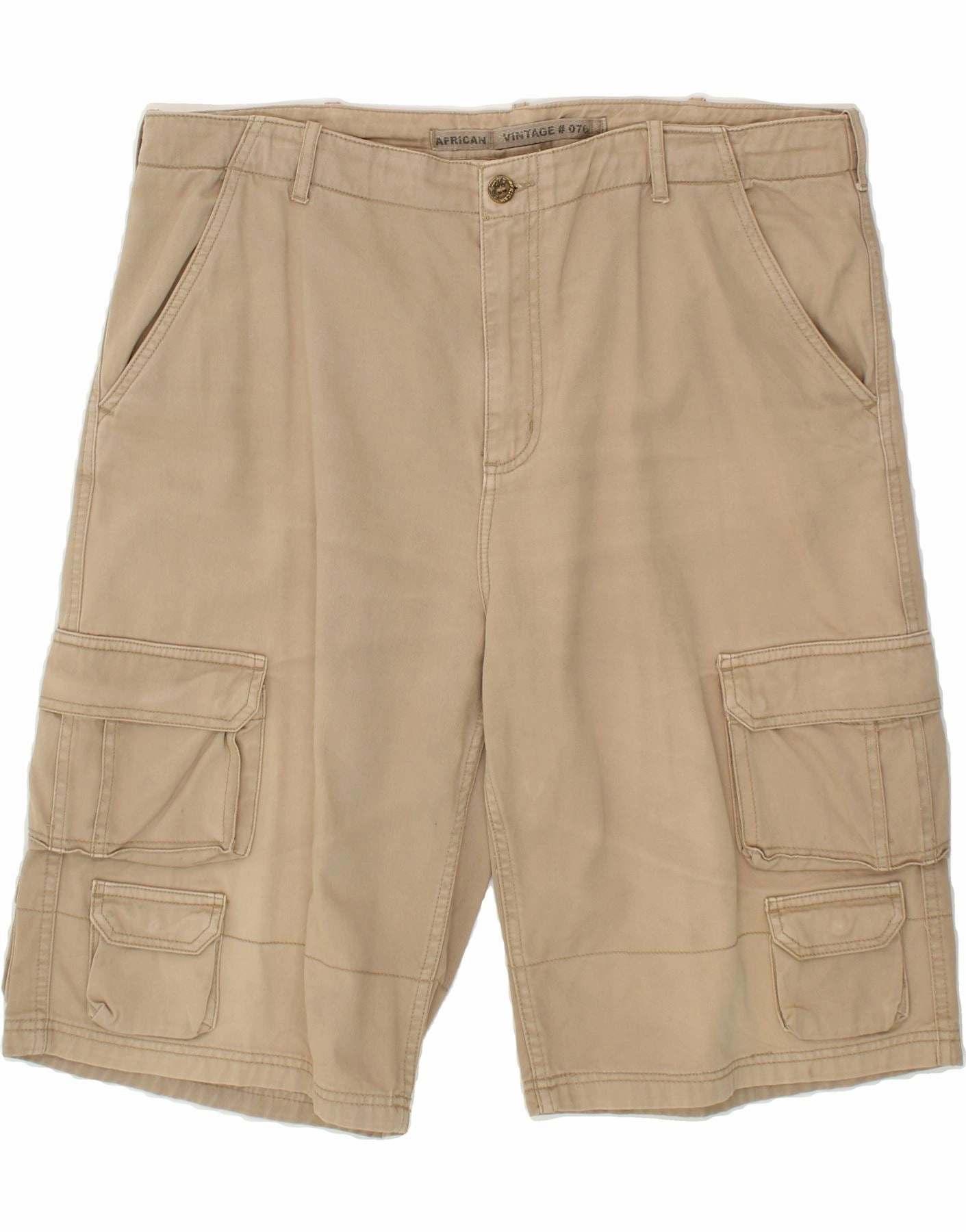 OVIESSE Mens Cargo Shorts W40 XL  Beige Cotton romper NonIrritatingTags