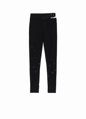 Non Slip Waistband Trail Comfort P/FLEX SINGLE JERSEY B L CUT OUT LEGGINGS