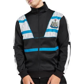 Score Draw Retro Newcastle United 1990 Mens Track Jacket Warm and Practical Engineer