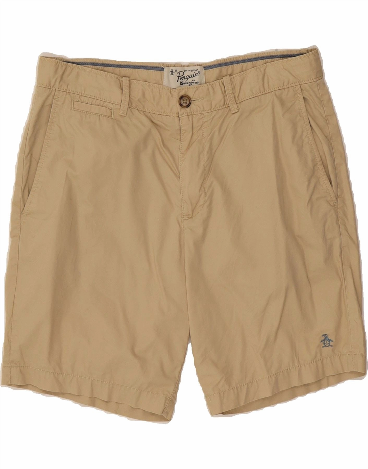 Abrasion Proof Fabric Anti Snag Fabric PENGUIN Mens Chino Shorts EU 48 Medium W32  Beige Cotton