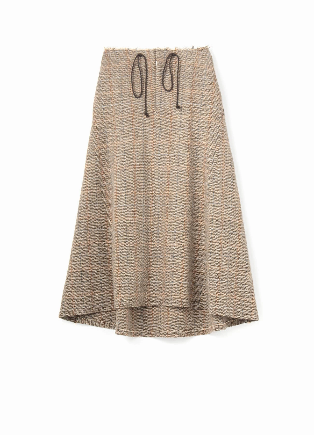 Street Utility On The Go WOOL BRITISH TWEED BACK DROP SKIRT