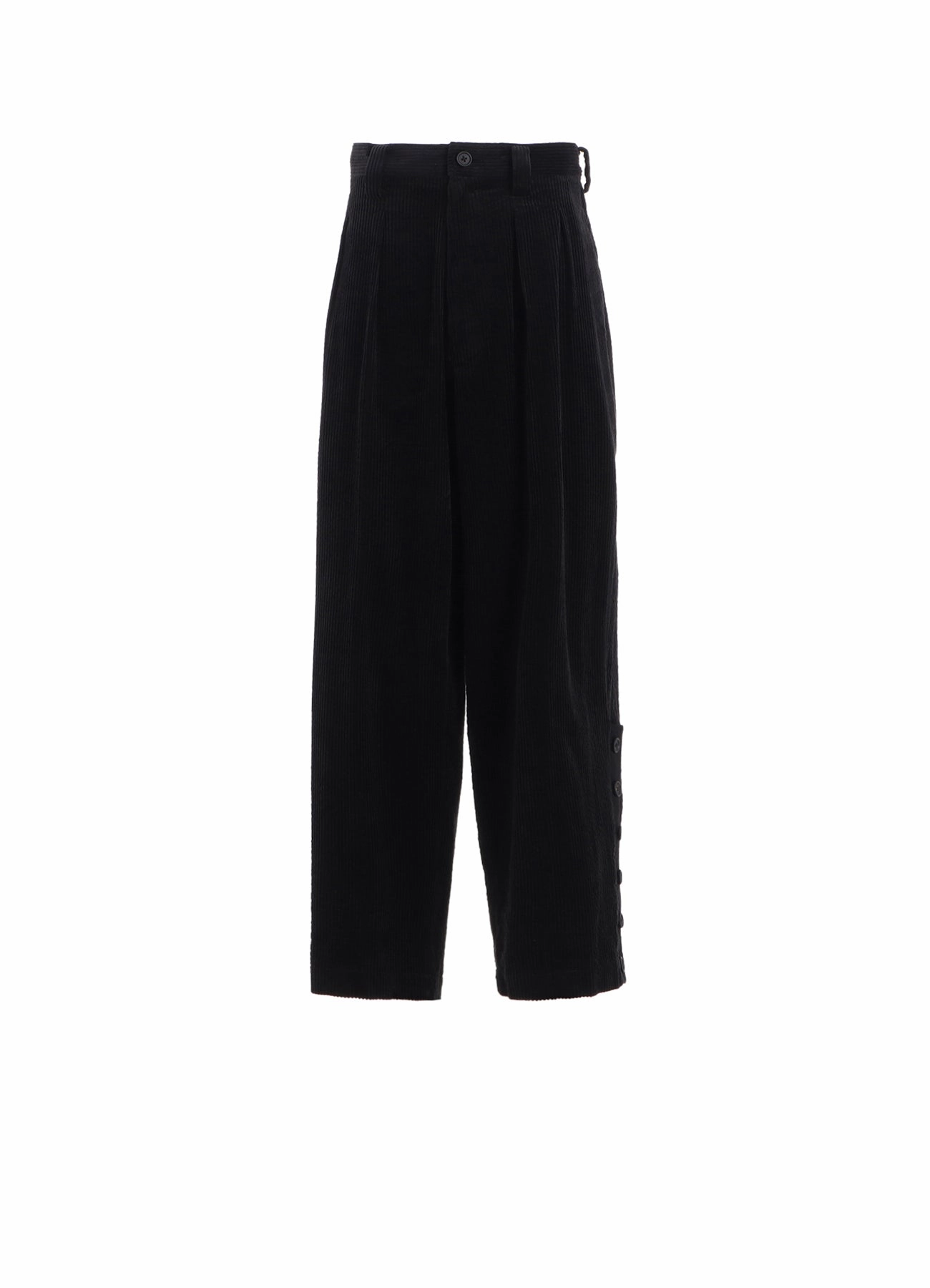 6W SOCCER CORDUROY BUTTON-SLIT PANTS Tagless label