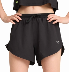 Athletic Comfort Vacation Outfit Puma X HYROX Ultraweave Velocity 4 Inch Womens Training Shorts - Black
