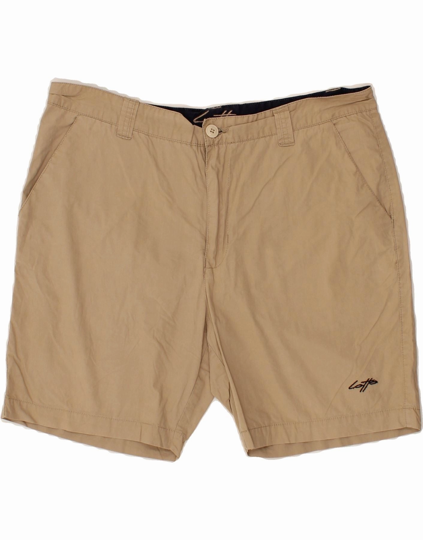 Active Ready LOTTO Mens Chino Shorts XL W38 Beige