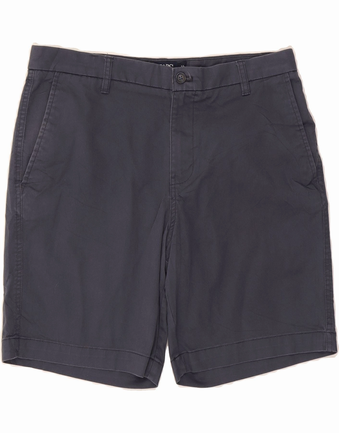 Versatile Layering CHAPS Mens Chino Shorts W34 Large  Navy Blue Cotton