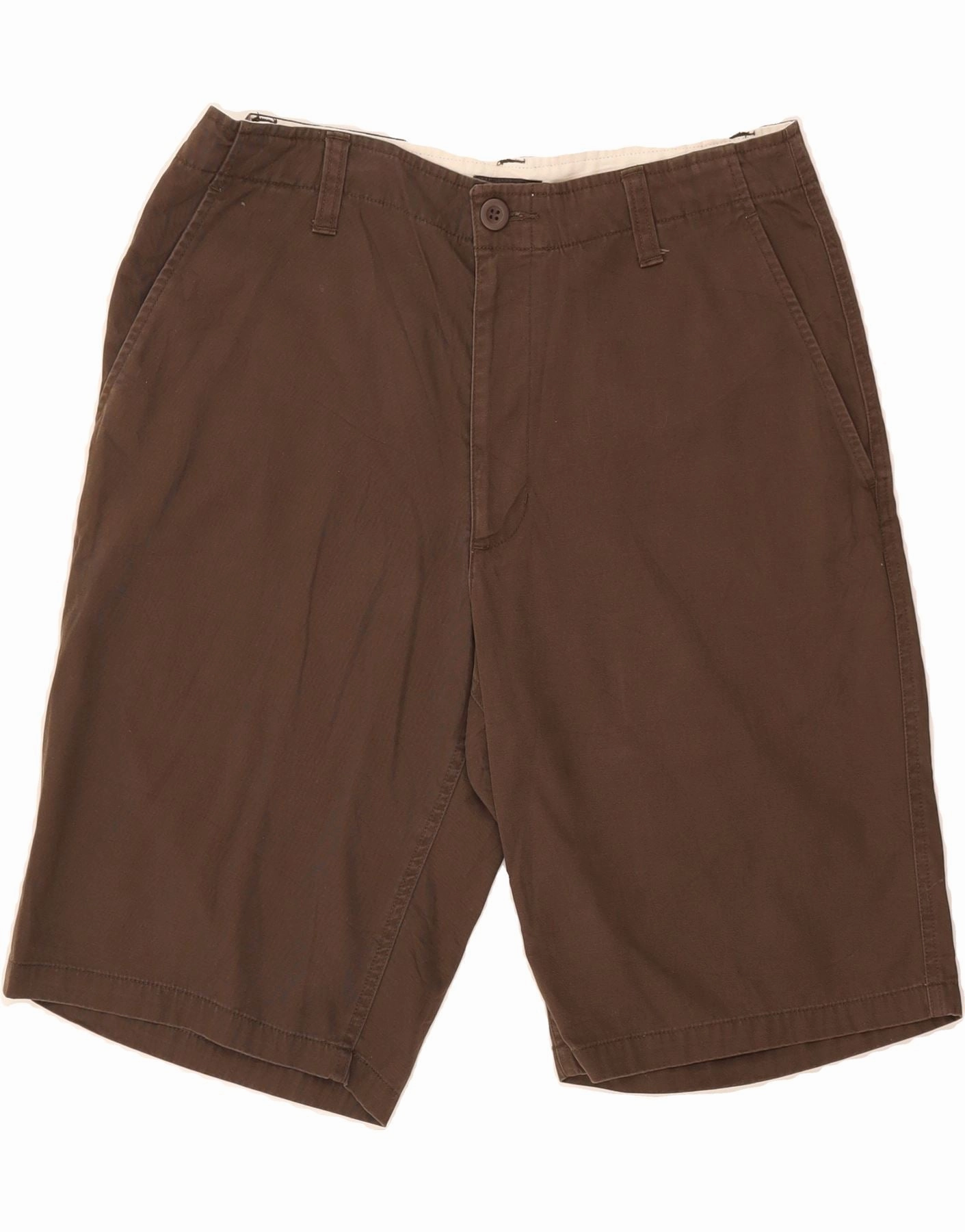 DOCKERS Mens Chino Shorts W32 Medium Brown Cotton Stylish Fit