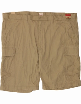 Earth Tones Motion Support LEVI'S Mens Cargo Shorts W54 5XL Beige Cotton