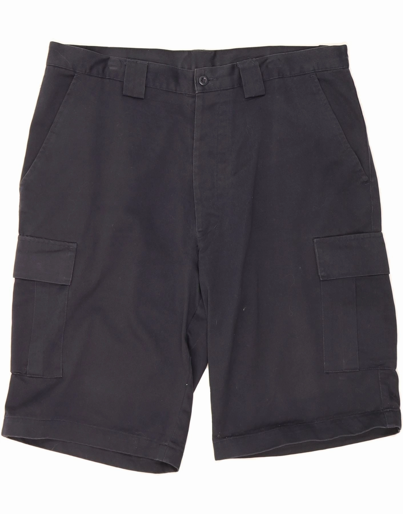 Recycled Polyester Blend Chafe Resistant Seams WILKER Mens Khakis Cargo Shorts  W38 XL  Navy Blue