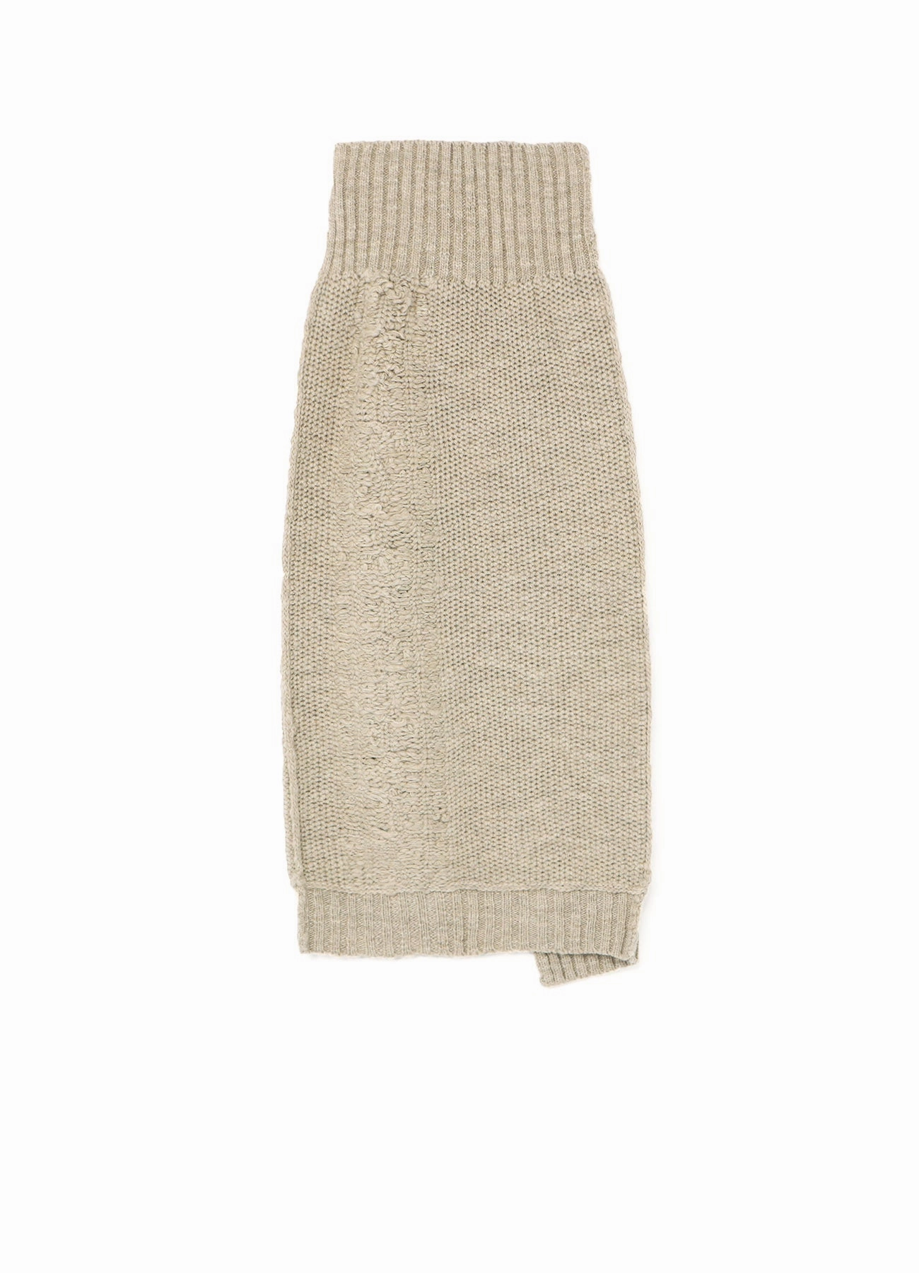 Flowy legs 3G TUCK ROBE PATTERN BACK SLIT SKIRT