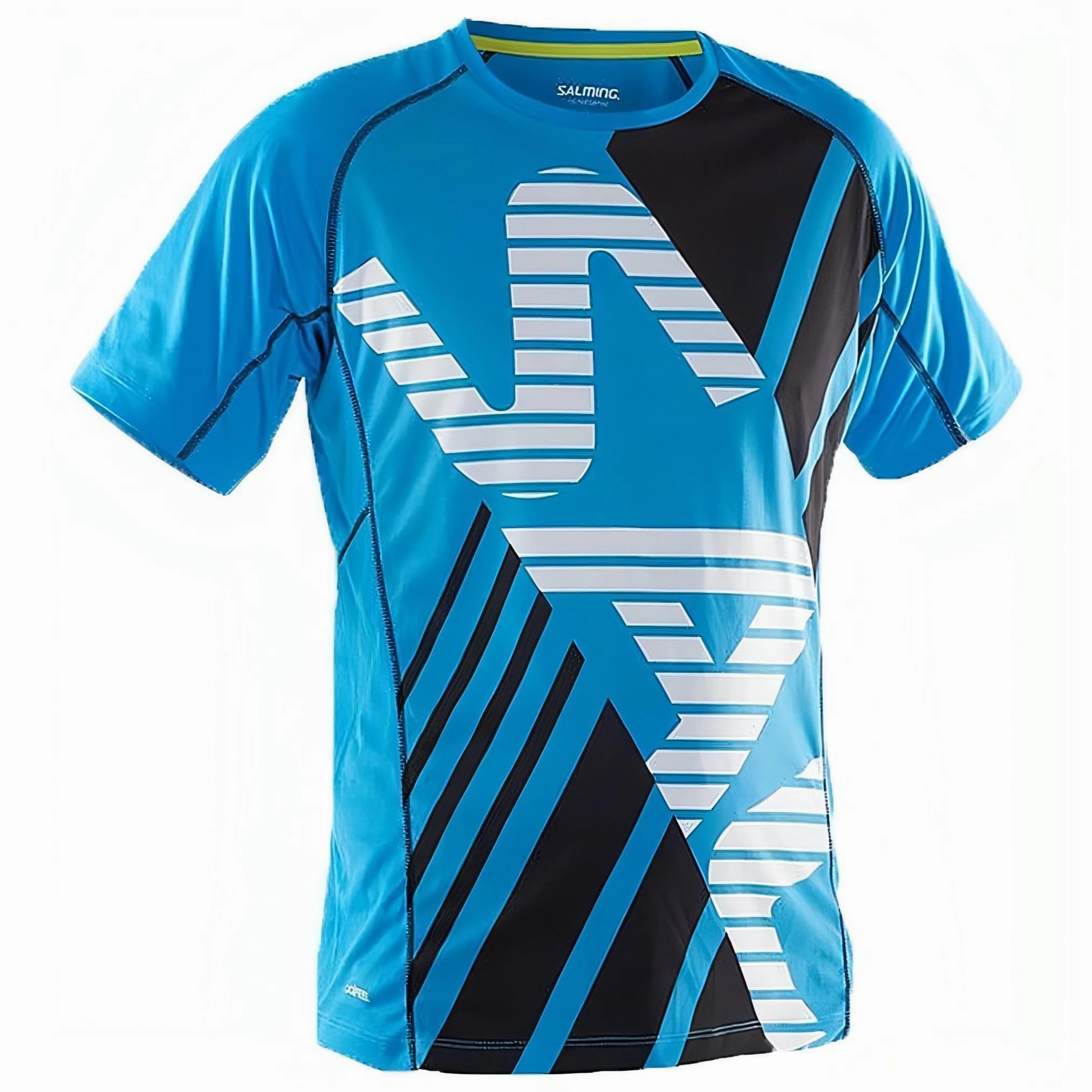 Salming Short Sleeve Junior Running Top - Blue Light Layer
