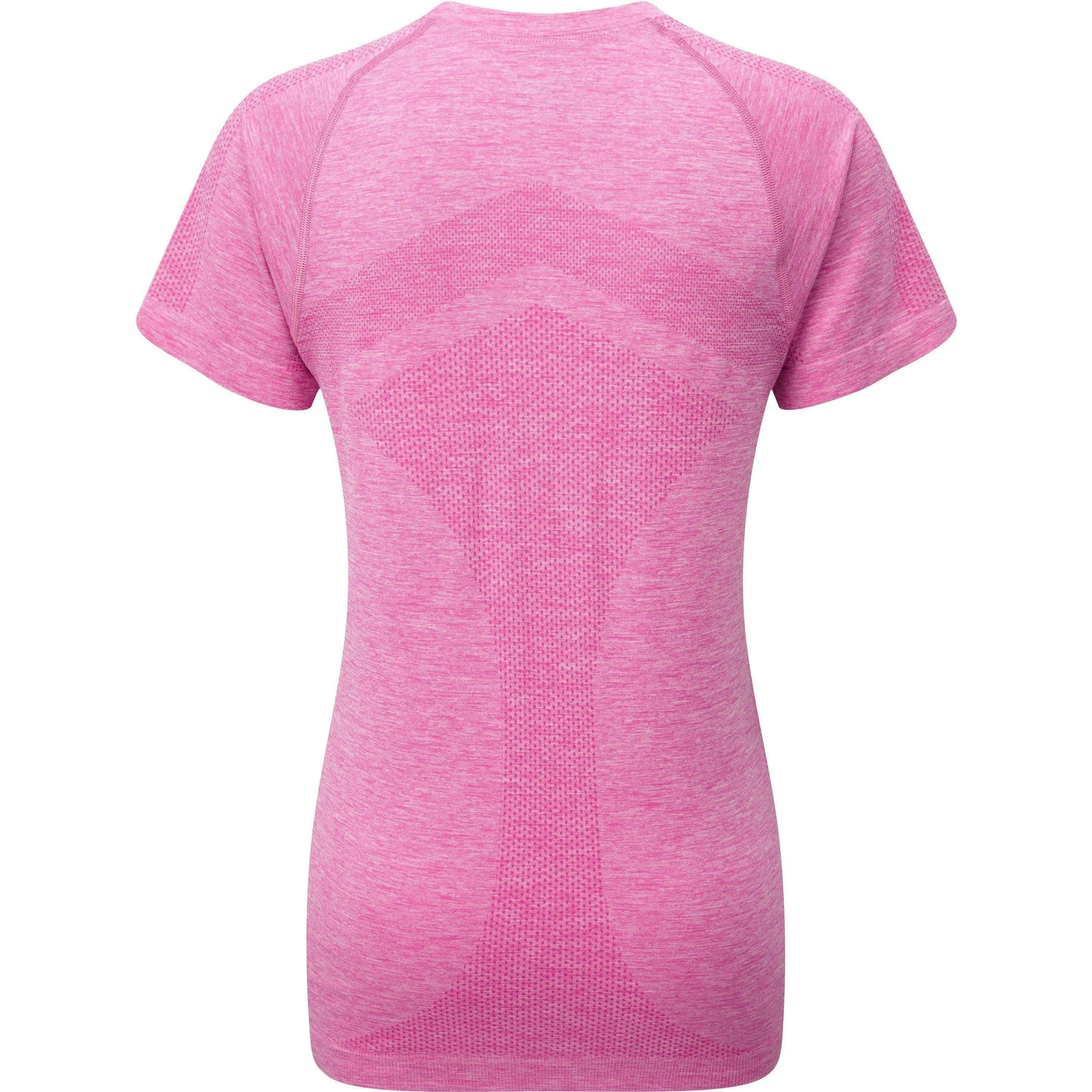 Tagless Comfort Ronhill Infinity Marathon Short Sleeve Womens Running Top - Pink