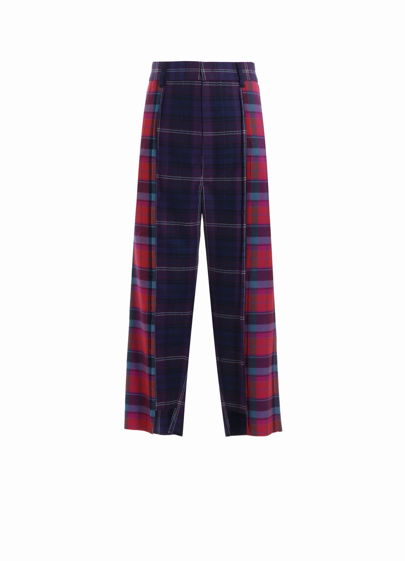 PLAID PANEL PANTS A Performance Design Fit Stretch Panels