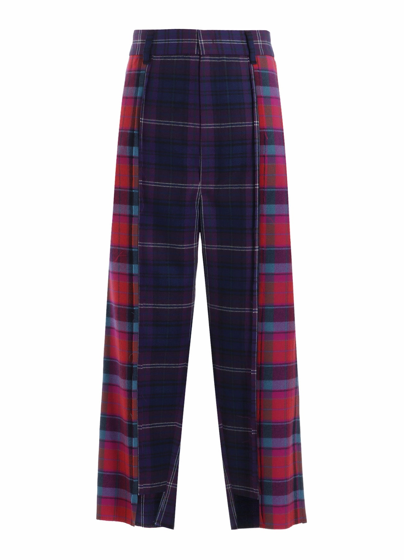 PLAID PANEL PANTS A hypoallergenic material RegularFit