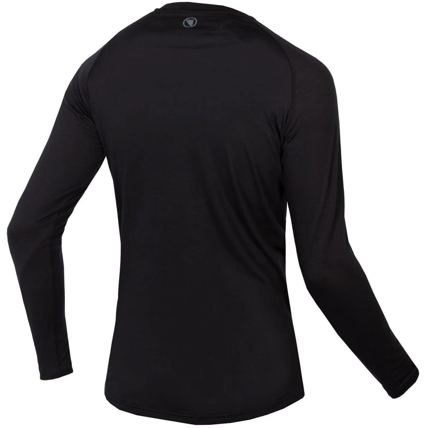 Outdoor Leisure Look Endura BaaBaa Blend Long Sleeve Mens Cycling Baselayer - Black