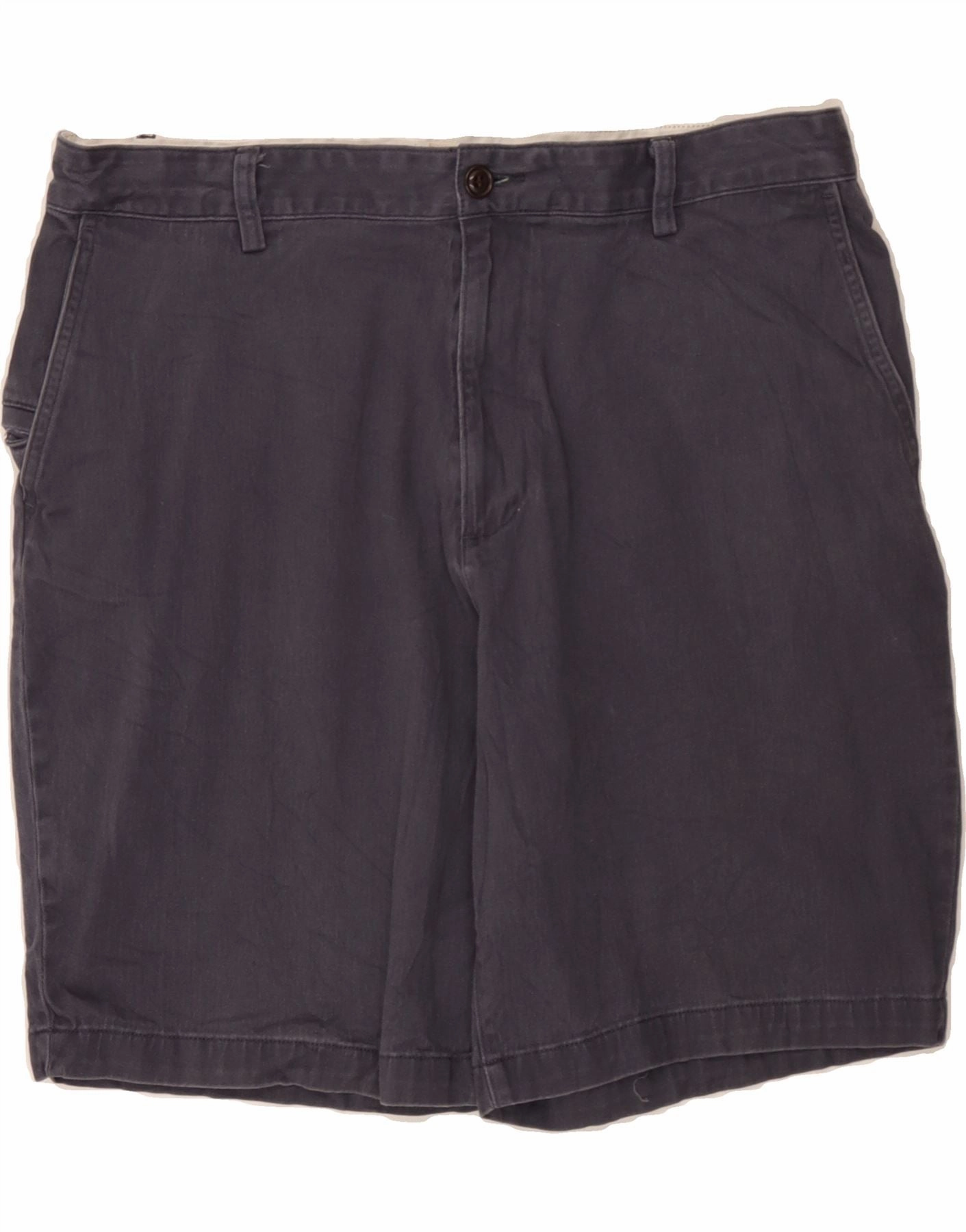 Smooth Flatlock Seams DOCKERS Mens Cargo Shorts W36 Large Navy Blue Cotton