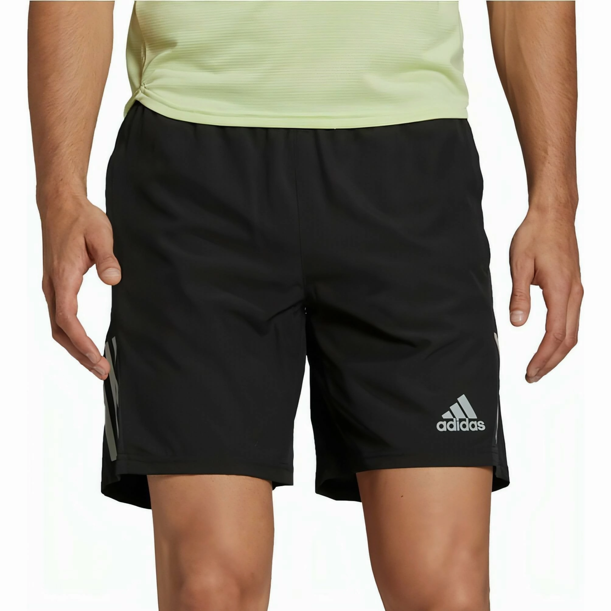 Wrinkle Resistant Treatment garden work adidas Own The Run 5 Inch Mens Running Shorts - Black