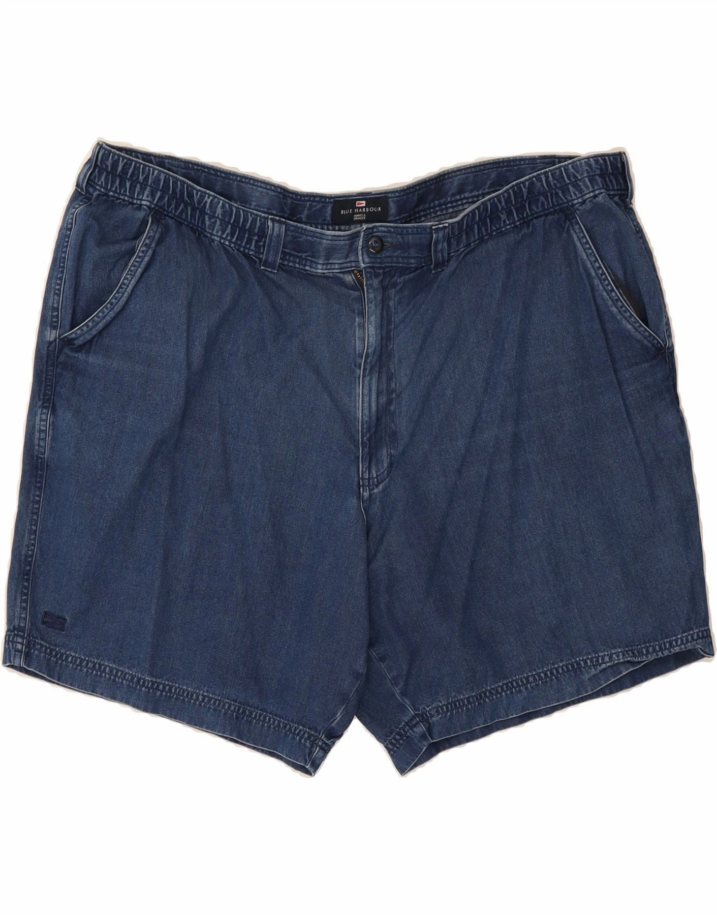 hypoallergenic MARKS & SPENCER Mens Denim Shorts W42 2XL Blue
