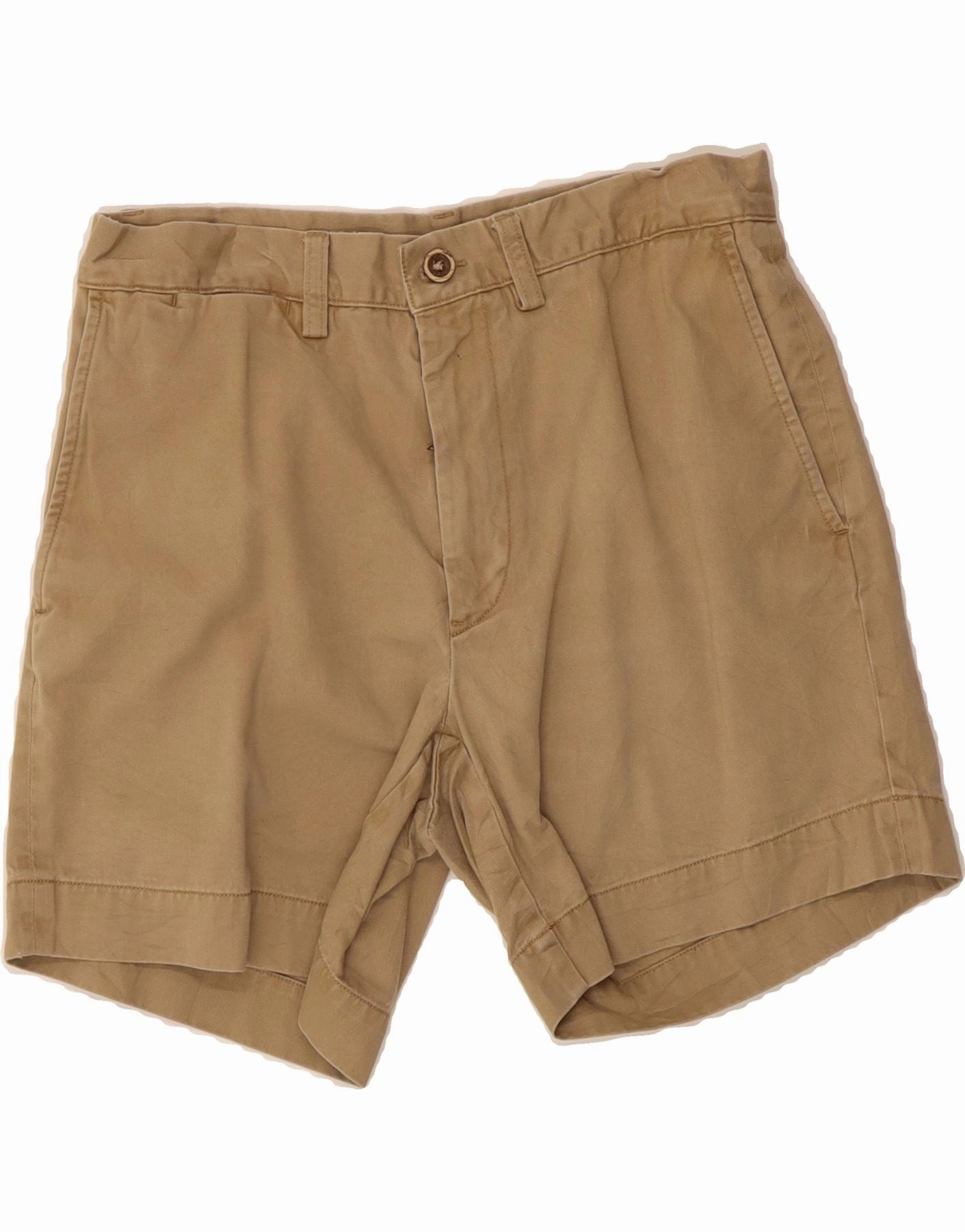 Utility Fit easygoing look POLO RALPH LAUREN Mens Chino Shorts W30 Medium Beige Cotton