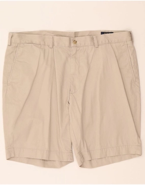 POLO RALPH LAUREN Mens Chino Shorts W40 XL Beige Cotton Effortless Style