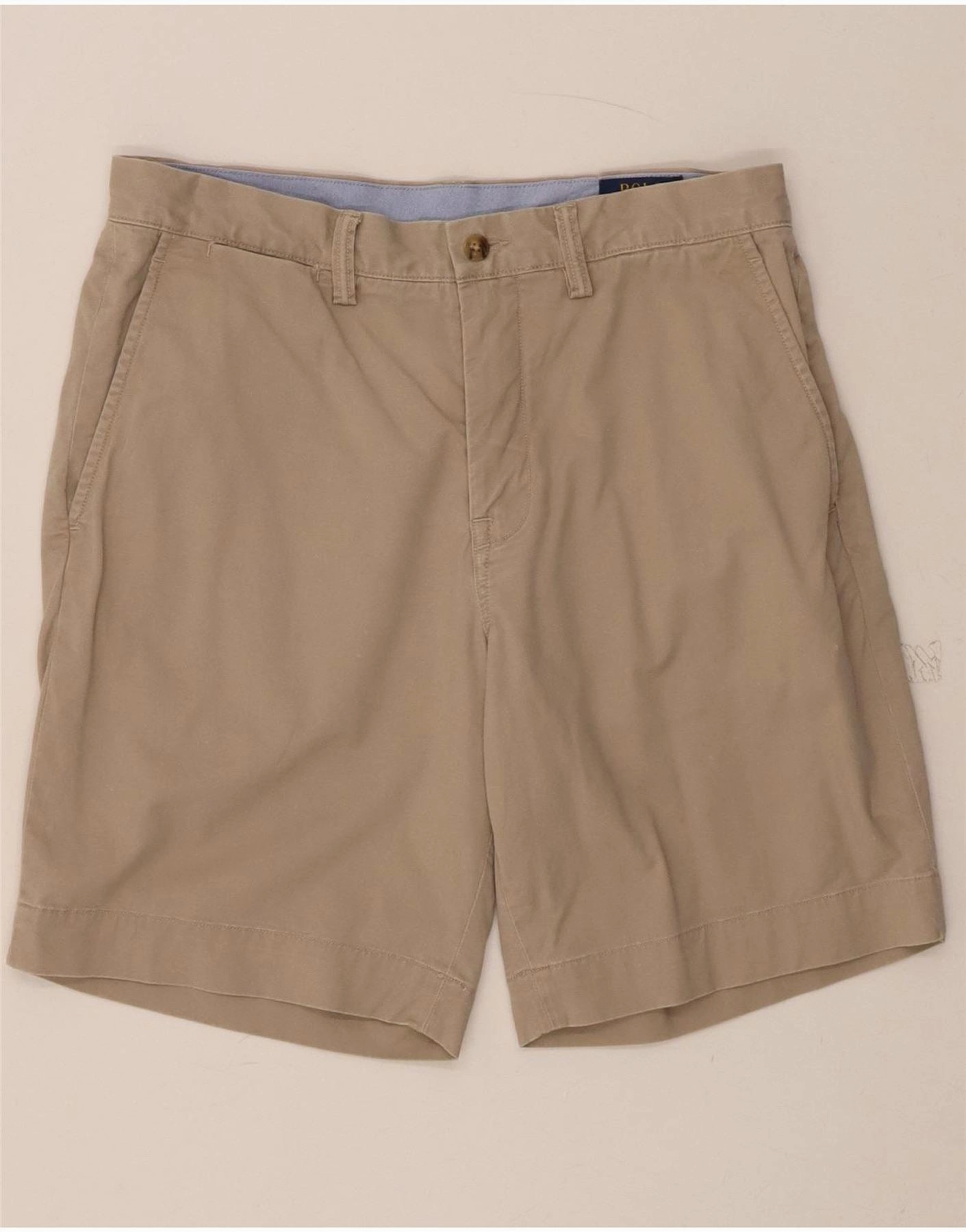 POLO RALPH LAUREN Mens Classic Fit Chino Shorts W31 Medium  Brown Cotton affordable choice Anti Cling Technology