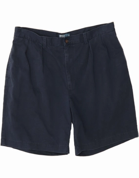 POLO RALPH LAUREN Mens Tyler Pegged Chino Shorts W40 XL Navy Blue Cotton Unisex Design