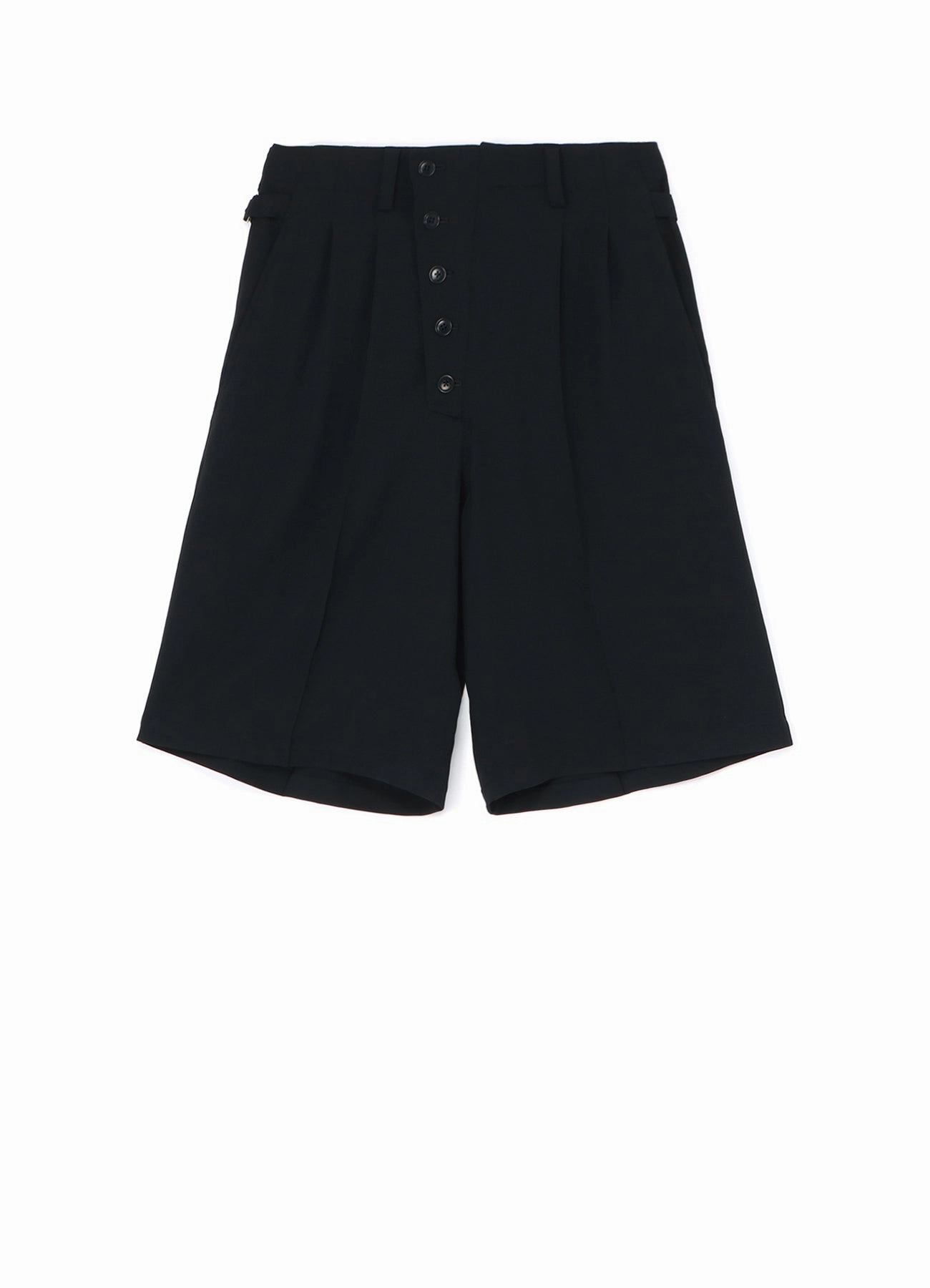 All terrain POLYESTER WASHER TWILL BUTTON-UP SHORTS