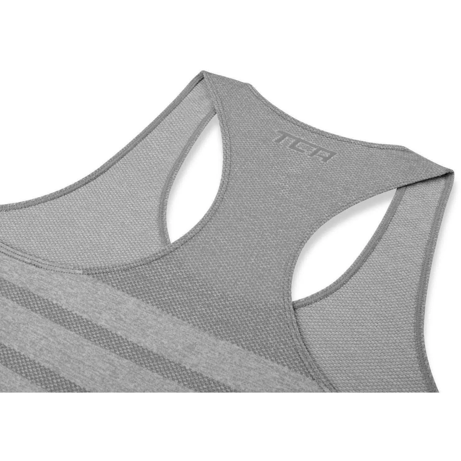 TCA QuickDry SuperKnit Womens Running Vest Tank Top - Grey Long Lasting Color