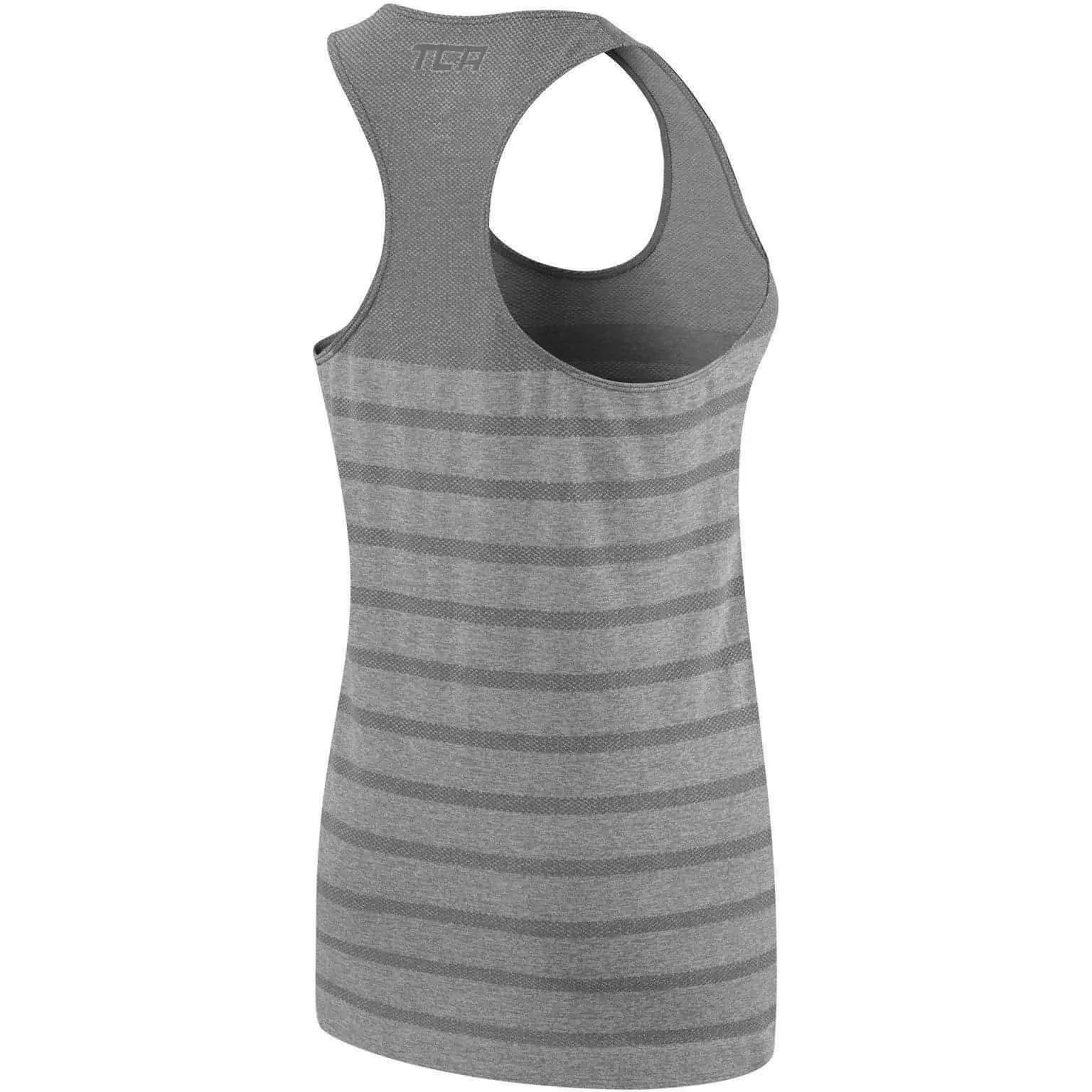 TCA QuickDry SuperKnit Womens Running Vest Tank Top - Grey Effortless Comfort Comfy Vibes