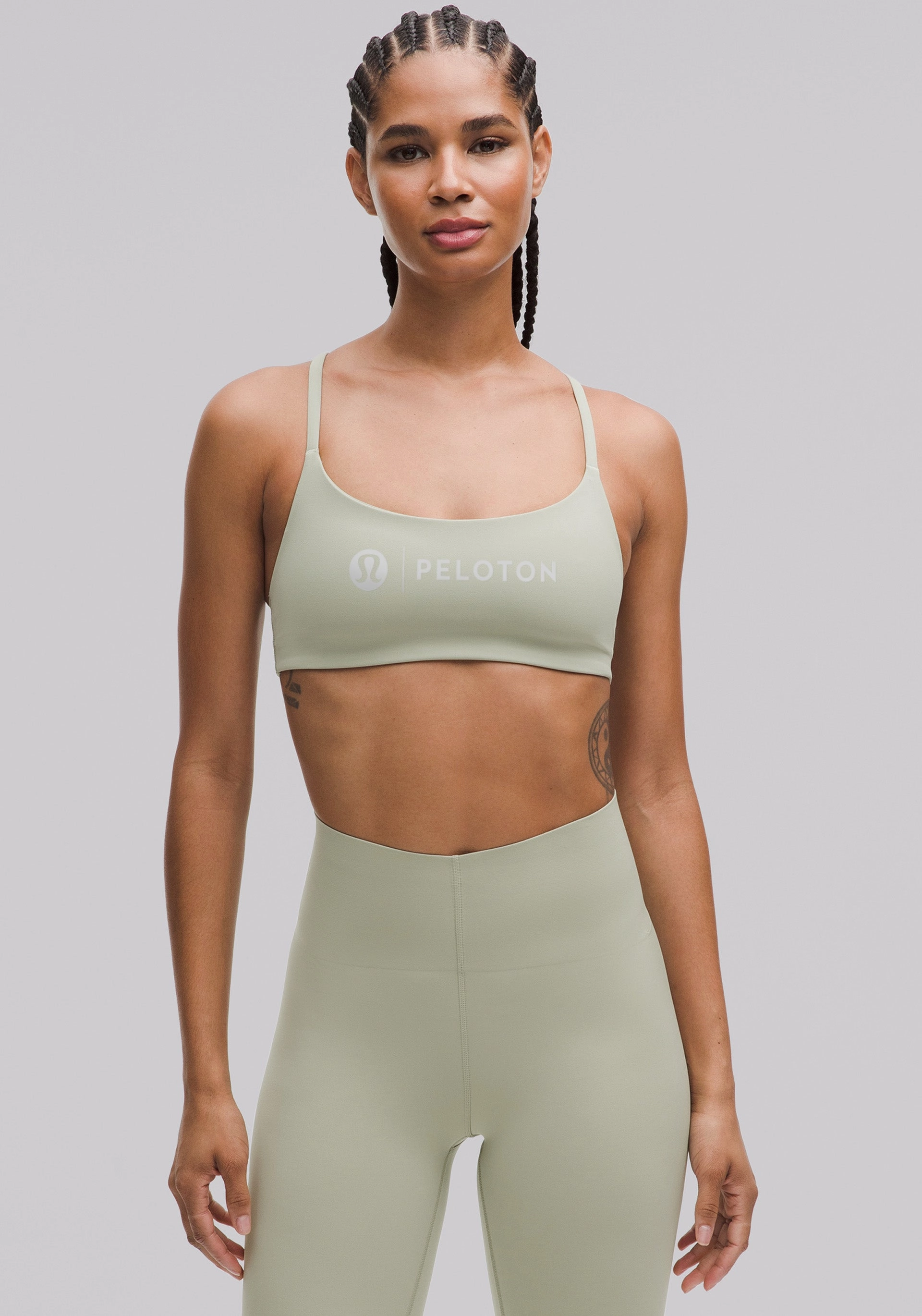 Wunder Train Strappy Racer Bra | Light Support, A/B Cup Sweat Guard Technology