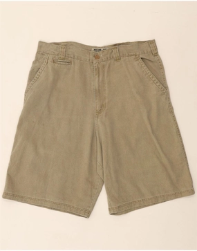 Moisture Wicking Material W.R. GASS Mens Chino Shorts W40 XL Green Cotton