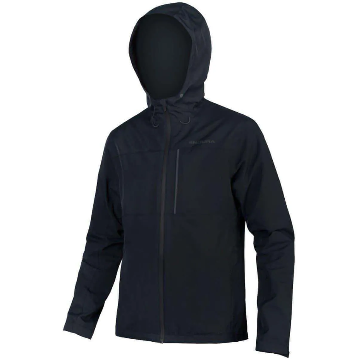 Trail Style Endura Hummvee Waterproof Hooded Mens Cycling Jacket - Black