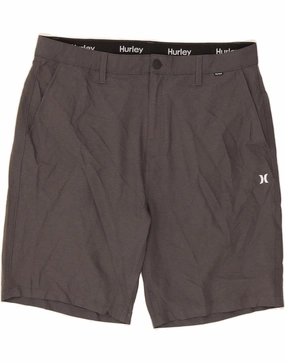 quick-dry feature HURLEY Mens Chino Shorts W38 XL Grey Polyester