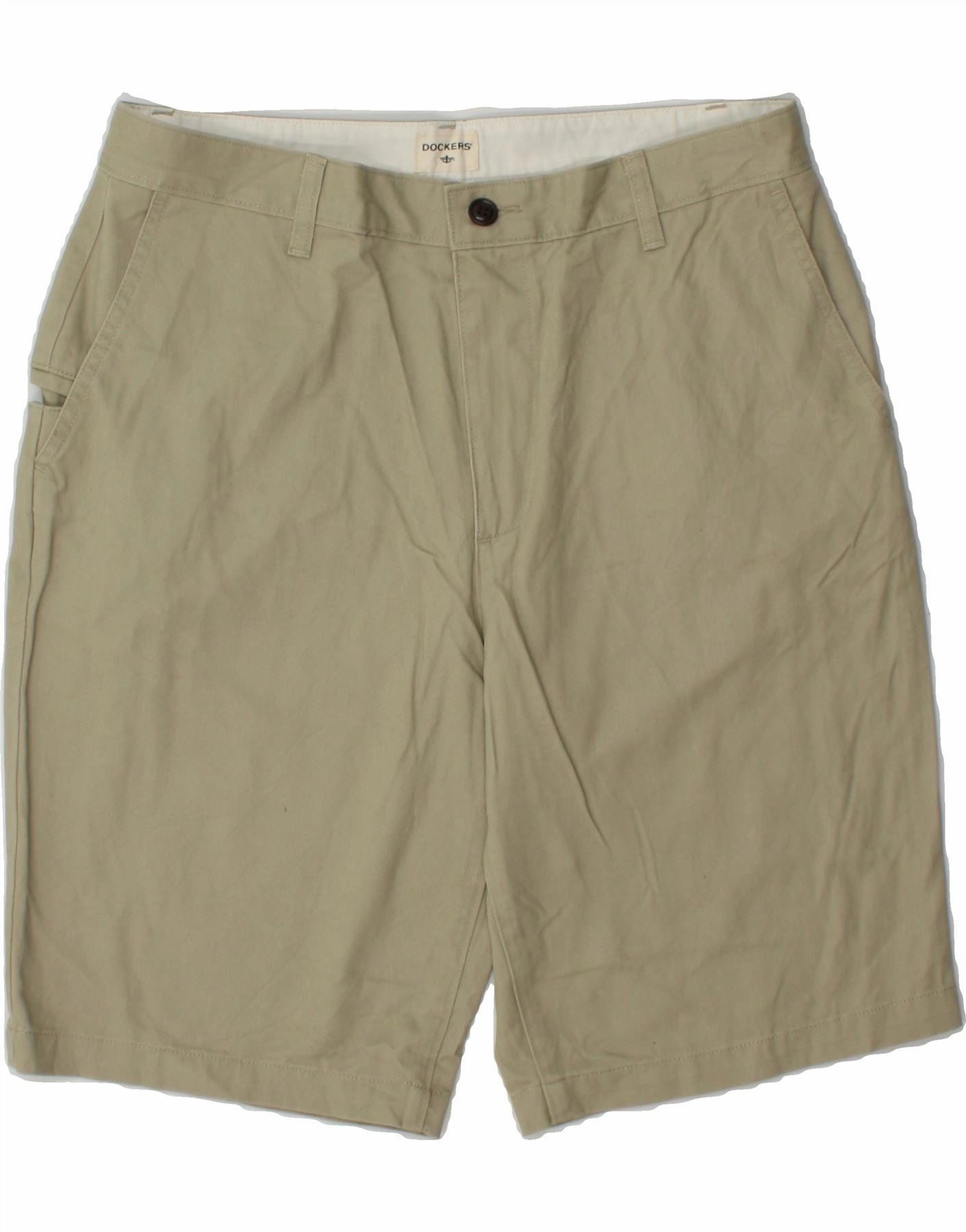 Beach Wear windproof DOCKERS Mens Cargo Shorts W32 Medium Beige Cotton