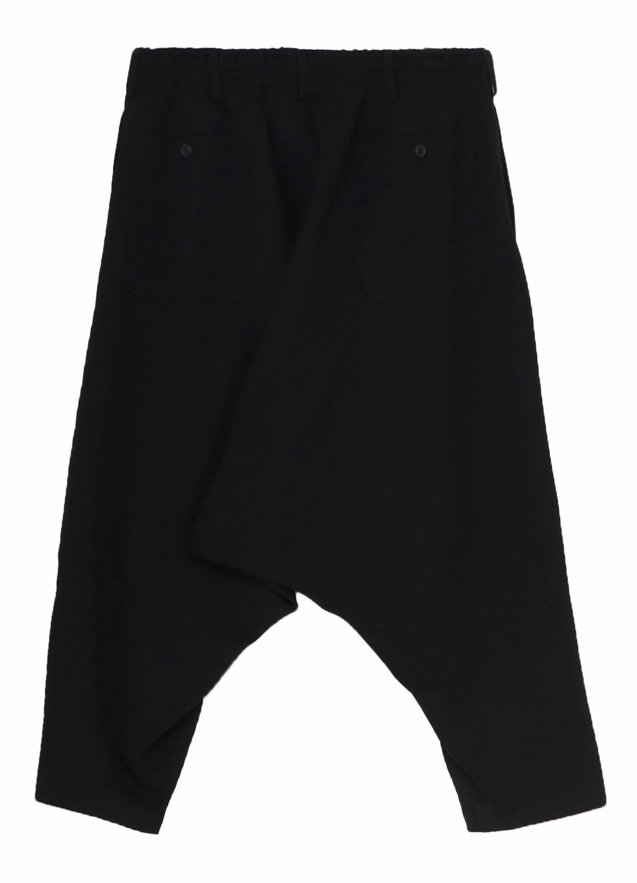 WOOL GABARDINE SAROUEL PANTS AbrasionResistant Casual Comfort Fit