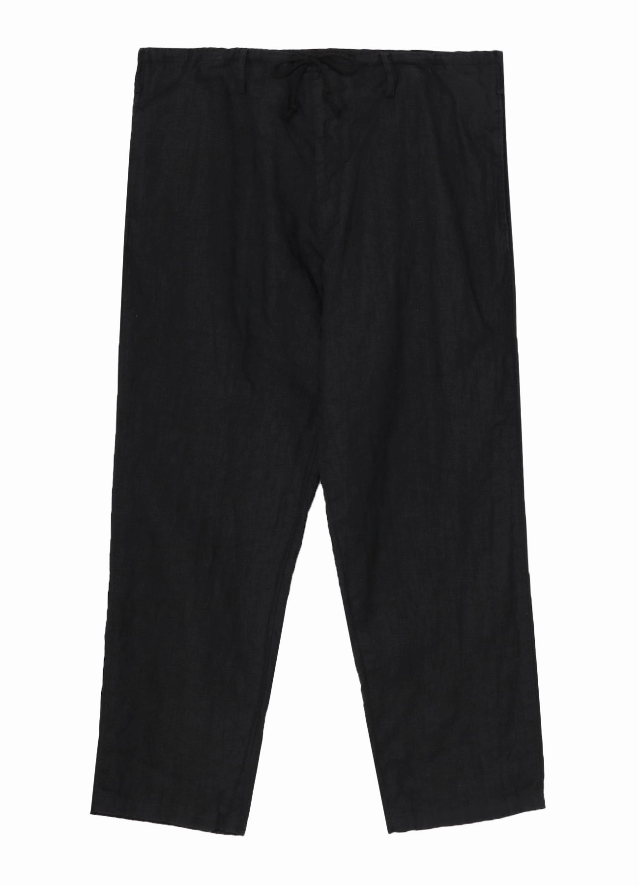 GARMENT DYE FLAX DRAWS STRING PANTS Minimalist Look