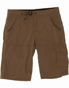 swim shorts Slim Fit Wear PRANA Mens Cargo Shorts W31 Medium  Brown Nylon