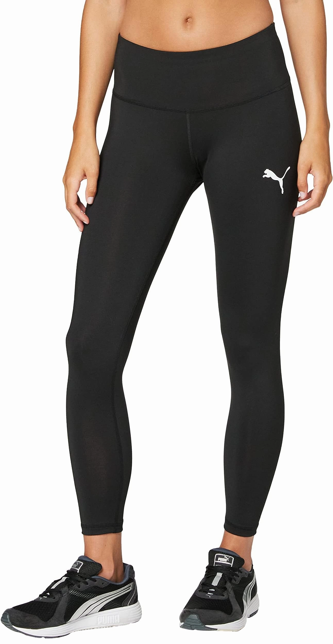 Puma Active Womens Long Training Tights - Black All Around Double Layered Knees