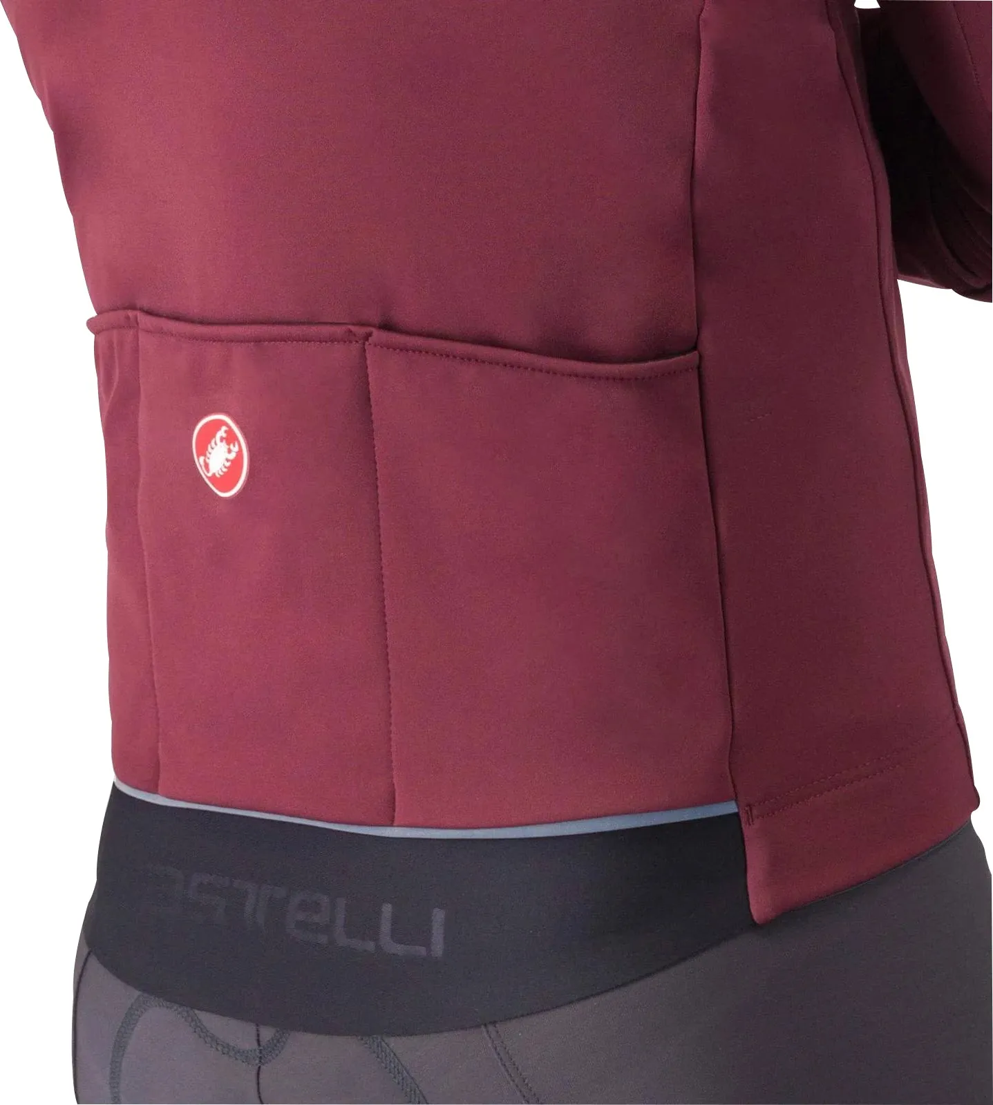 Rainy Season Castelli Espresso Air Mens Cycling Jacket - Red